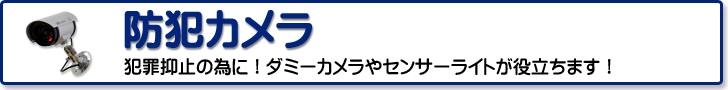 防犯カメラ