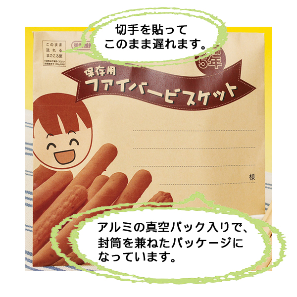 切手をはればそのまま郵送できます。