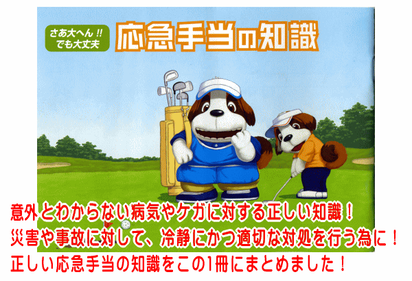 意外とわからない病気やケガに対する正しい知識！そのような時の為の一冊です！応急手当の知識