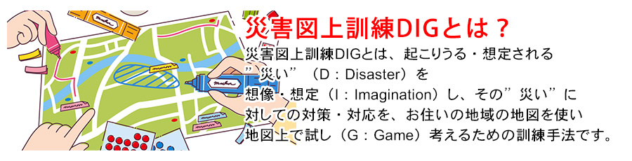 災害図上訓練DIGとは？