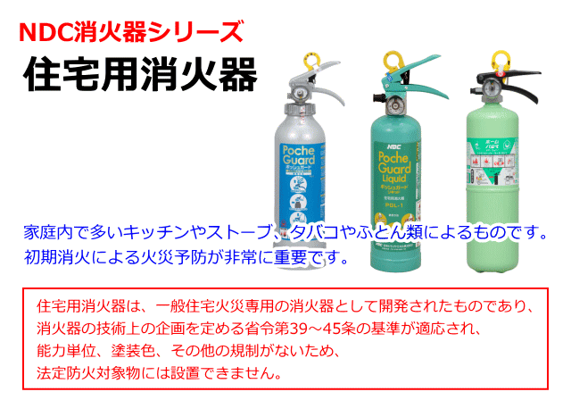 住宅用消火器